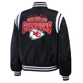 Super Bowl LVIII Champions Kansas City Chiefs Varsity Bomber Jacket - jnjjackets